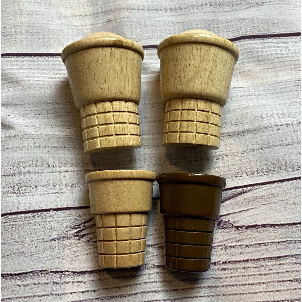 Melissa & Doug Scoop & Serve Ice Cream Counter REPLACEMENT Cones Choc & Vanilla